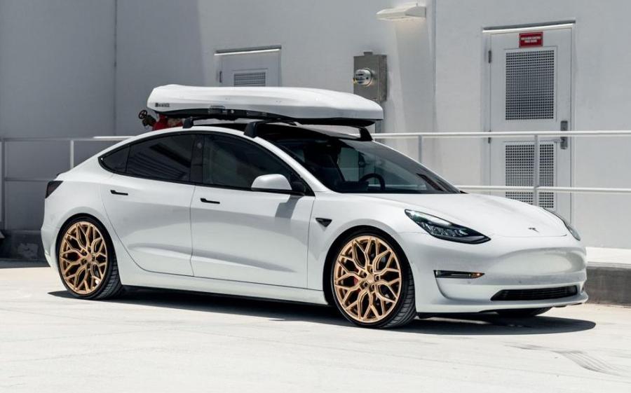 Tesla Model 3 P3D Stealth Performance on Vossen Wheels (HF-2) '2019
